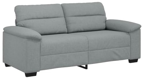 vidaXL Sofá de 2 plazas de Tela Gris Claro 180x81x84 cm, sofá, sofá de Dos plazas, sofá de 2 plazas de Tela, sofá de 2 plazas, sofá de Tela