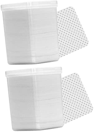 iplusmile 400stücke Kosmetische Reinigungs-pads Effektive Reinigung Von Wimpernkleber Und Nagellack Weiche Fusselfreie Baumwolle Für Tiefen Reinigungseinsatz