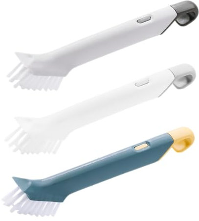 Hemobllo 3piezas Limpiador Gas Estufas Cepillo De Limpieza para Cocina y Freidoras Herramienta para Remover Grasa y Suciedad Quemadores y Angostos
