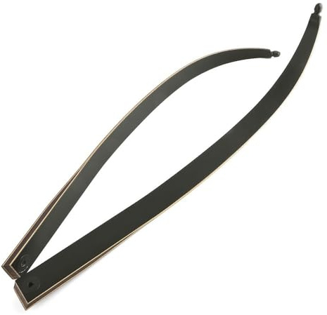 Poearcus 60 Zoll Takedown Recurve Bogen Jagdbogen Wettkampfbogen Langbogen Bogenschießen Holzbogen 20-60lbs Links/Rechtshänder für Bogenschießen Schießen Ziel Praxis (Bow Limb, 20 Ibs, Beidhändig)