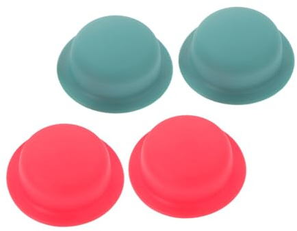 Poignée Anti-brûlure en Silicone pour Couvercle Casserole, Lot 4pcs | Poignée Casserole, Fonte Protection, pour Pots en Argile et Fonte