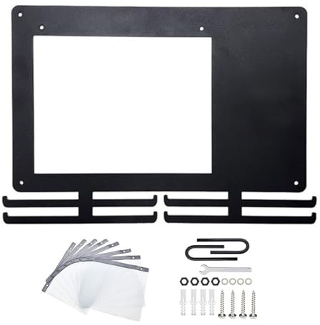 supportd'affichage pour dossards de course – Grand supportmural pour organisateur, cadre de supportpour dossards de course en métal, tableau pour médailles de sport avec crochets robustes | Cintre
