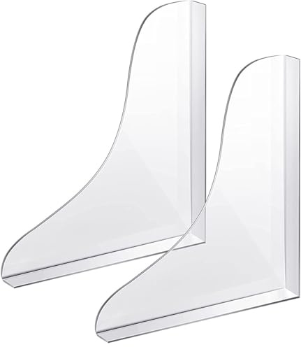 FACAIIO Kit paraspruzzi per doccia, grande paraspruzzi impermeabile per vasca da bagno, deflettore acrilico con base in silicone antigraffio, blocca lo spazio tra la tenda della doccia e la parete