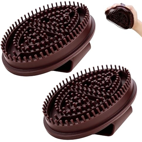 Brosse de Massage en Plastique, Durable et Robuste, 2 Pcs
