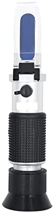 Refraktometer, 4 In 1 Auto Automobil -Fettreez Batterie Flüssigkeit Refraktometer Harnstoffglas Gefrierpunkt Wassertester mit Box(With box)