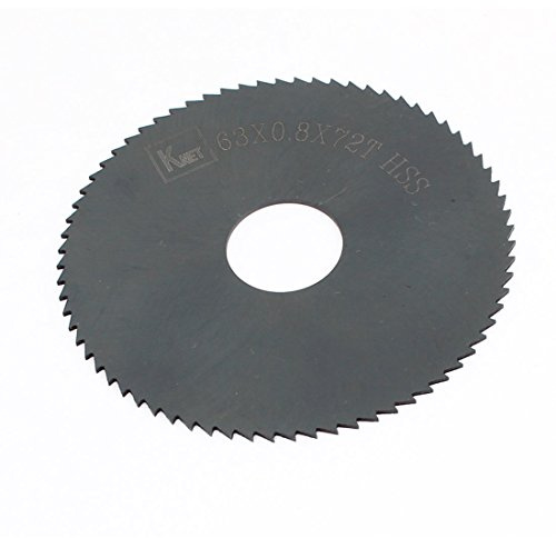 sourcing map HSS 72 Zähne, 63 mm x 0,8 mm x 16 mm-Sägeblatt für Rollenschnitt de