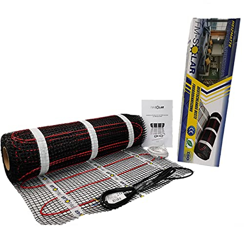 Riscaldamento elettrico a pavimento, 5 m², 200 W/m², piastrelle TWiin, termostato: senza termostato