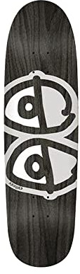 Krooked Team ögon formad skateboard däck blandade träfläckar 23,6 cm