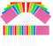 SCSpecial Small Flags 25 Pieces Mini Handheld Flags on Stick 8.2 Inch x 5.5 Inch Outdoor Flags for Parades and Decoration (Multi Color)