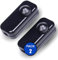 PACK 2 UNID - Interruptor Regulador de luz. Atenuador de Intensidad para Luces LED y Bombillas Regulables. 220-240V. Dimmer para lámparas con protección de sobrecarga. Color Negro.