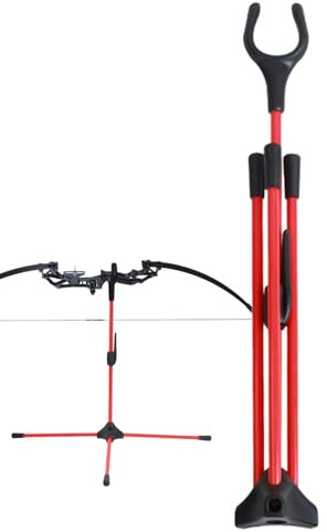 Support de support pour arc classique,support pour arc classique - Support de support d'arc léger en fibre de verre,Support d'arc portable, cintre d'arc long, affichage en toute sécurité pour arc clas