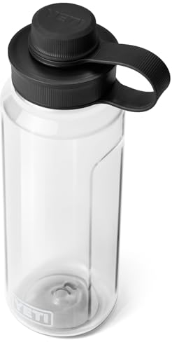 YETI Yonder Water Bottle with Tether Cap, Clear, 34 oz (1 L)