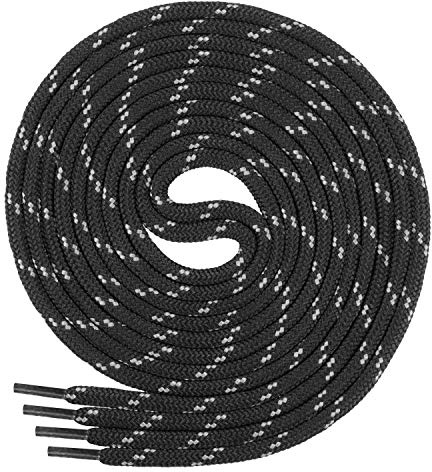 Di Ficchiano Schnürsenkel rund Polyester Ø 4,5 mm reißfest 70-220 cm | Schuhbänder, Arbeitsschuhe, Berufsschuhe, abriebfest, wetterbeständig, für Sneaker, Stiefel, Wanderschuhe, Boots, farbecht