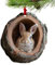 Anhänger für Weihnachtsbaum, Weihnachtsschmuck, Tiere, niedliche Tiere, Acrylschmuck, 2D-Ornamente für Weihnachtsbaum, lebende Tiere, Eule, Eichhörnchen, Igel, Kaninchen, oi