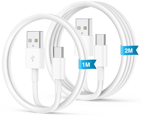 Car Carplay Cable for iPhone 16 15 Pro Max Plus,2Pack 1M 2M Apple USB A to USB C Cable for iPhone 16 15 Pro Max Car Charger Cord Fast Charging for iPad Pro 13/12.9/11/Air