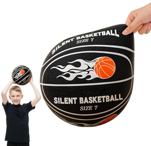 Tyst basketboll inomhus, tyst basket, tyst basket, tyst träningsboll i skum för inomhusbruk, tyst och tyst basketboll, boll