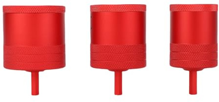 Kikumi 3Pcs Metal Copper Pipe Cleaner 1/2in 3/4in 1in, Steel Aluminum Tube Cleaning Brush with High Density Bristle, Easy to Rotate, for Plumbers