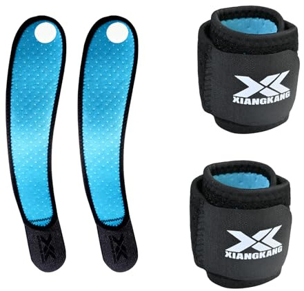 Rieoany Muñequera Deportiva Ajustable, Color Negro, Adecuada para Deportes y Uso Diario, Alivia el Dolor de Tendinitis por Artritis, para Hombres y Mujeres
