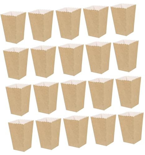 Toyvian 50 Stück Papp-popcornboxen im Klassischen Kino-stil Stabile Party Supplies aus Papier als Geschenkbox für Hochzeit Geburtstag und Babyparty Vielseitig für Süßigkeiten Kekse und