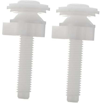 Bulloni di Fissaggio per Sedile Wc in Plastica Pom, 2 Pezzi