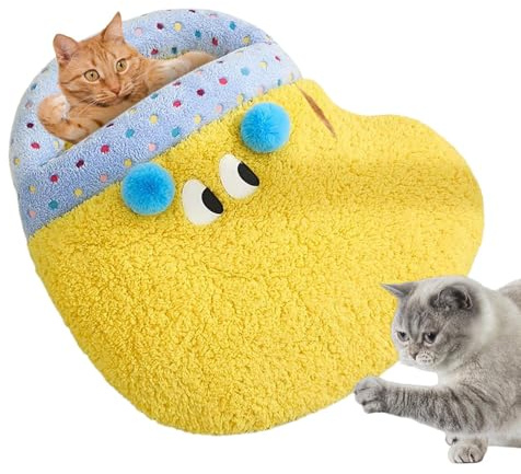 Générique Sac De Couchage pour Chien | Lit Caverne Confortable et Chaud Chien,Coussin Fermé Animal de Compagnie,pour Intérieur Extérieur Coin Balcon Salon Voyage Bureaux Chambre Appartement Plancher