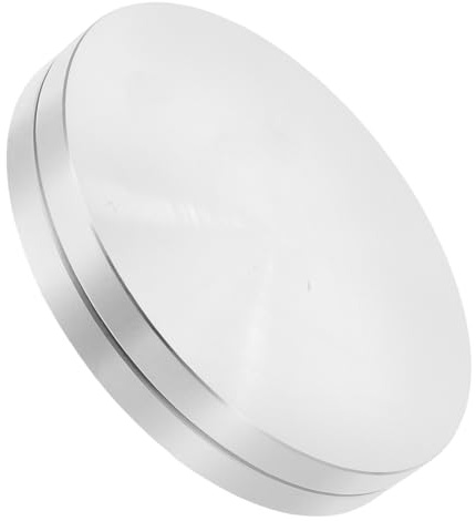 LIFKOME Kleiner Töpferscheibe aus Metall 12cm Drehbarer Drehteller für Keramik Ton Modellierscheibe Manuell Bedienbar für Präzises Formen und Töpferarbeiten