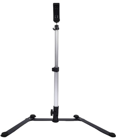 Annadue Photo Copy Pico Projector Stand, Height & Angle Adjustable Overhead Phone Mount with Phone Clamp and Remote for Cookie Decorating and Teaching Online Live Streaming