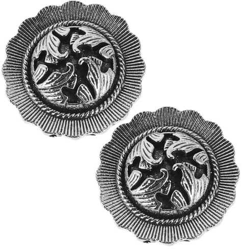 Ciieeo Joyas para Cubrir Botones de Camisas Elegantes, 2 Piezas, Cubiertas Decorativas para Puños, Estilo Retro para Hombre y Mujer en Trajes Formales
