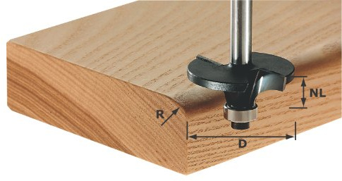 Festool 491131 Profilfräser Radius HW S8 D42/R6