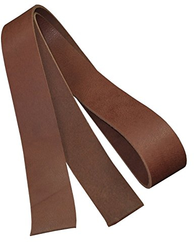 Team Beust 120-150 cm x 7 cm Latigo Lederriemen 3,6-4,2 mm Riemen Gürtelriemen cognac braun - 140 cm