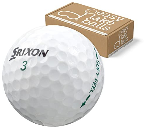 Srixon 50 Soft Feel Pelotas DE Golf RECUPERADAS/Lake Balls - Calidad AAA/AA (A/B Grade) - EN Bolsa DE Red