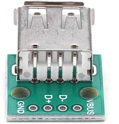 Garosa USB Breakout Board 2.54mm 10pcs Adaptateur Type A 4 Pins pour Connecteur Dip Facile à Souder Idéal Prototypage Électronique DIY Projets Étudiants et Professionnels