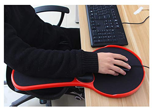 Hochwertige, verstellbare Computer-Handgelenkauflage, Armlehne – Schreibtisch und Stuhl, doppelzweck-befestigbar, für Zuhause und Büro, Computer-Armstütze, ergonomisch geformtes Mauspad