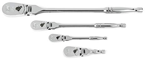 GEARWRENCH 4 Pc. Flex Handle RATCHET SET, 84T - 81230A-07