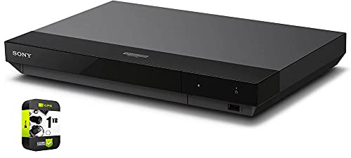 Sony UBP-X700/M HDR 4K UHD Network Blu-ray Disc Player with Hi-Res Audio Bundle Includes 1 YR CPS Enhanced Protection Pack