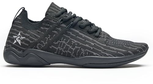 Rebel Athletic Revolt Cheer Shoe, Black, Size 7.5
