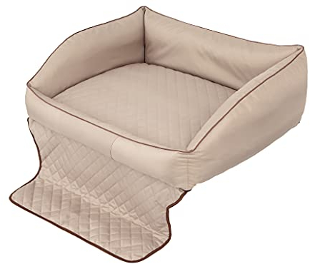 PillowPrim Hundebett, Hundebett, Hundesofa, Hundekissen, Ruheplatz, Hundematratze, Hundehütte, Hundeplatz, Hundekorb, Auto Sitzkissen, Transport, Reisen 100x80 cm