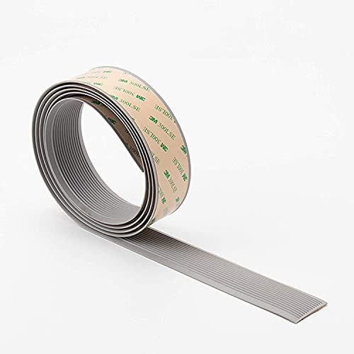 HTian Treppe Anti-Rutsch-Streifen Bänder Rampen Schritte Selbstklebende Böden Gummikantenband (Color : Gray, Size : 4cm*2m)