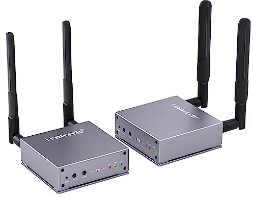Trasmettitore e Ricevitore Wireless HDMI, Lemorele 656FT/200M Wireless HDMI Extender 1080P con LoopOutput/IR 5G Streaming Video/Audio su TV, Proiettore, Monitor Supporta 1TX Accoppiato con più RX