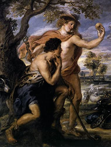 Leinwandbilder Bild Poster Kunstdrucke Ölgemälde Das Urteil des Paris von Peter Paul Rubens für Wanddekoration 60x90cm
