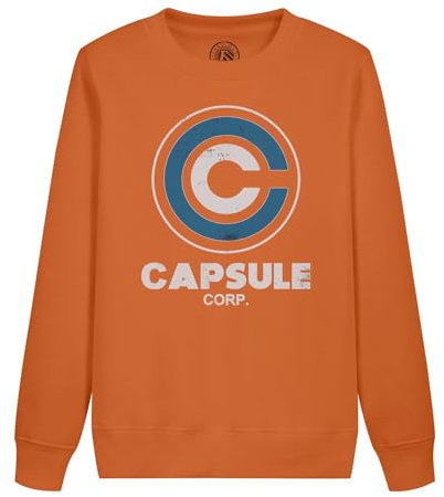 Fabulous Sweatshirt Enfant Orange Capsule Corp. Geek Jeux Video Serie Film