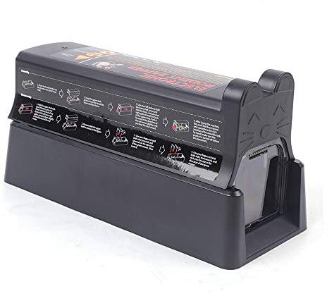 Gorgivous 7000 V Elektrische Mäusefalle, elektronische Rattenfalle für den Innenbereich, elektrische Nagetierfalle, Mausefallenkiller für Ratten/Mäuse/Mäuse mit Wasser