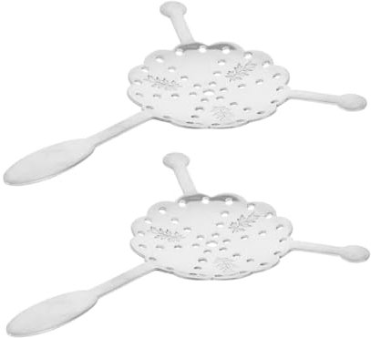 Holibanna 2piezas Cucharas De Unidades Gotero Inoxidable Colador De Malla Multifunción Para Servir Ensalada
