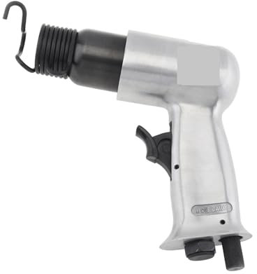 Bajo nivel de ruido Palas de Gas de mano, martillo de aire, removedor de óxido pequeño, herramientas neumáticas, pala de aire de 1/4 pulgadas con 4 cinceles Para carpintería y hormigón(9150)