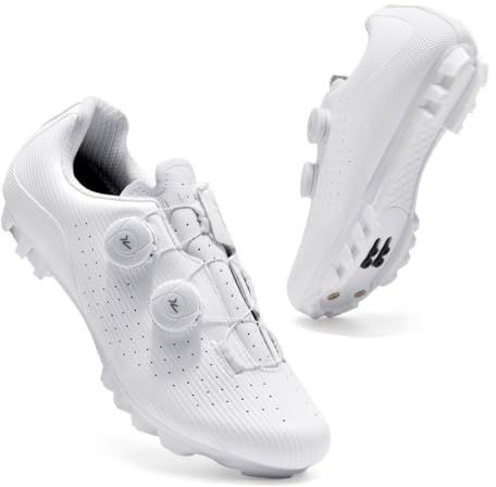 Mateju Fahrradschuhe Herren Damen SPD Mountainbike, Unisex MTB Schuhe mit Schrauben & Stollen, Outdoor Atmungsaktive MTB Radschuhe Mountainbike Schuhe -XT200