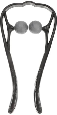 WEKADRIN Masajeador Manual para Cuello Ergonómico y Ligero, Herramienta de Masaje Cervical de Material PP y TPR, Diseño Amigable con Epidermis para Uso en Casa y Oficina