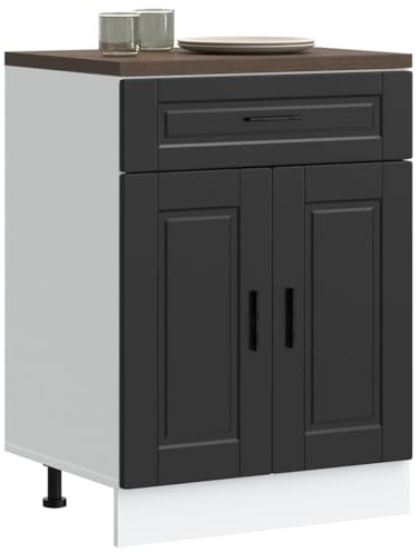Frdhee Meuble Vintage,Armoire Suspendue Bois Ancien 30 x 31 x 60 cm Bois d'ingénierie pour Les Cuisines, Facile à Assembler