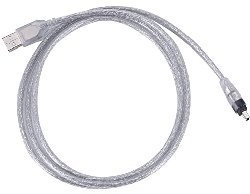 yeraa 1,5 m Kabelkonverter Adapter USB auf Ieee 1394 Firewire Dv auf 4-polig für PC-Kamera
