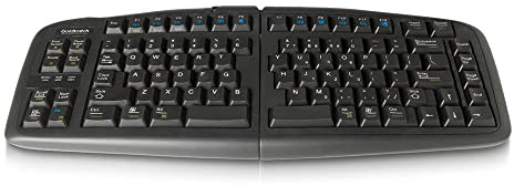 Goldtouch Adjustable QWERTY Keyboard V2 for MAC/PC Black - US layout