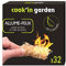 Cook'in garden, FL400, Boïte 32 - Encendedor para Barbacoa, Chimenea, Estufa, Brasero - Lana de Madera, Natural e Inodoro, fácil de encender, Certificado 100% FSC